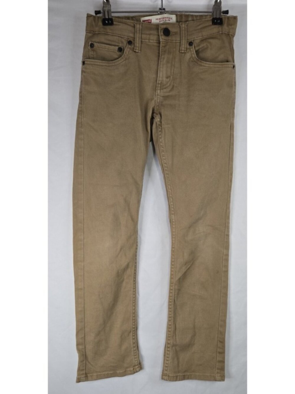 Levi's Performance 511 Slim Children's Tan Jeans Siz 10 Regular
